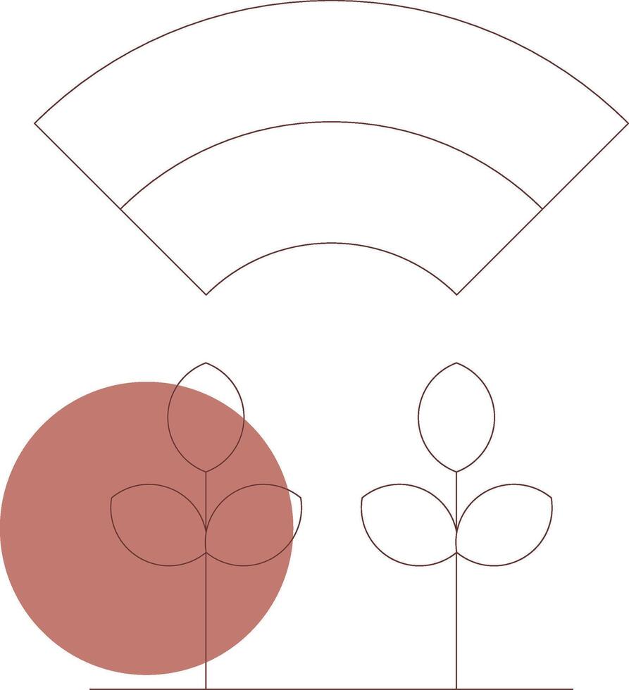 Connected Farming Creative Icon Design vector