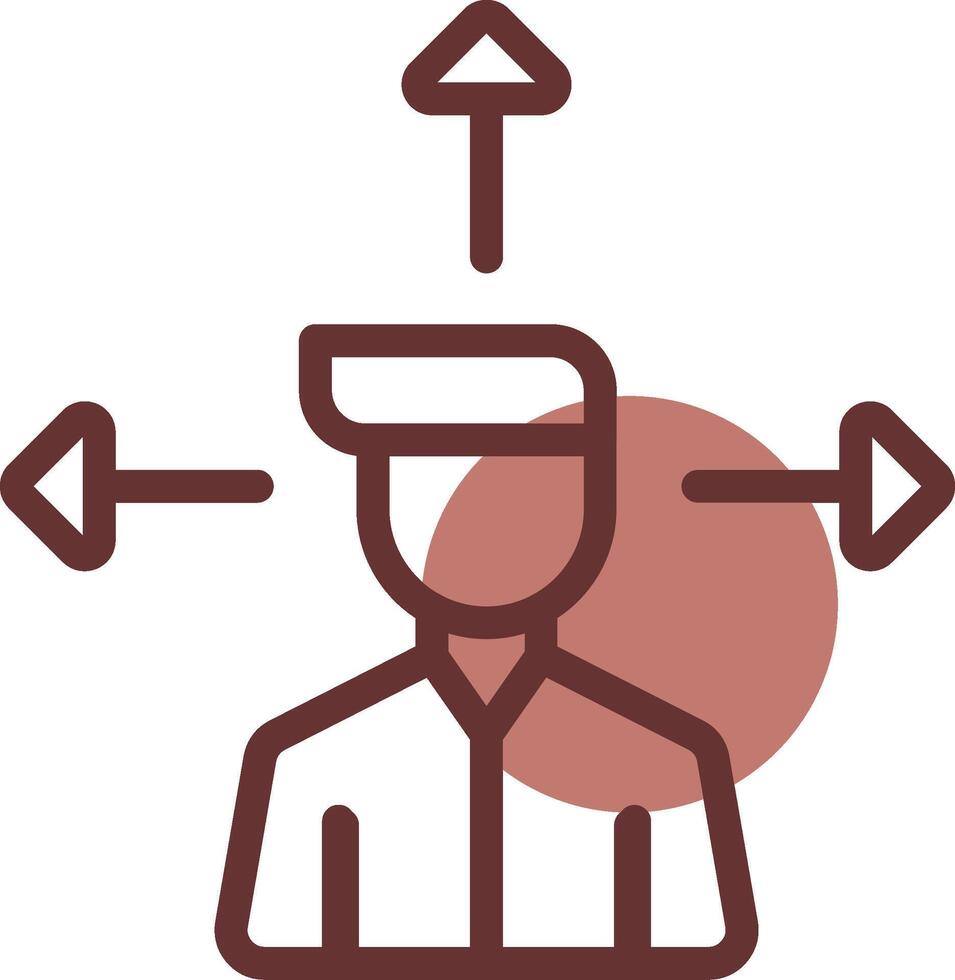 Outsource Management Creative Icon Design vector