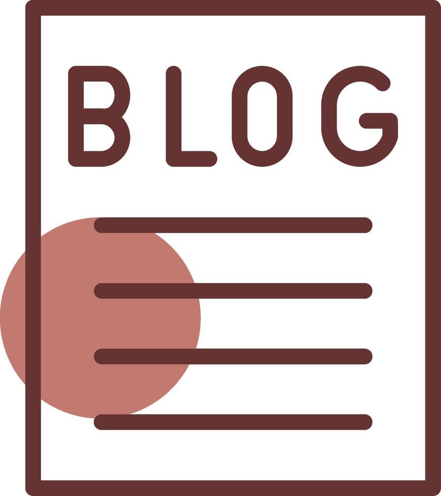 Blogging Creative Icon Design vector