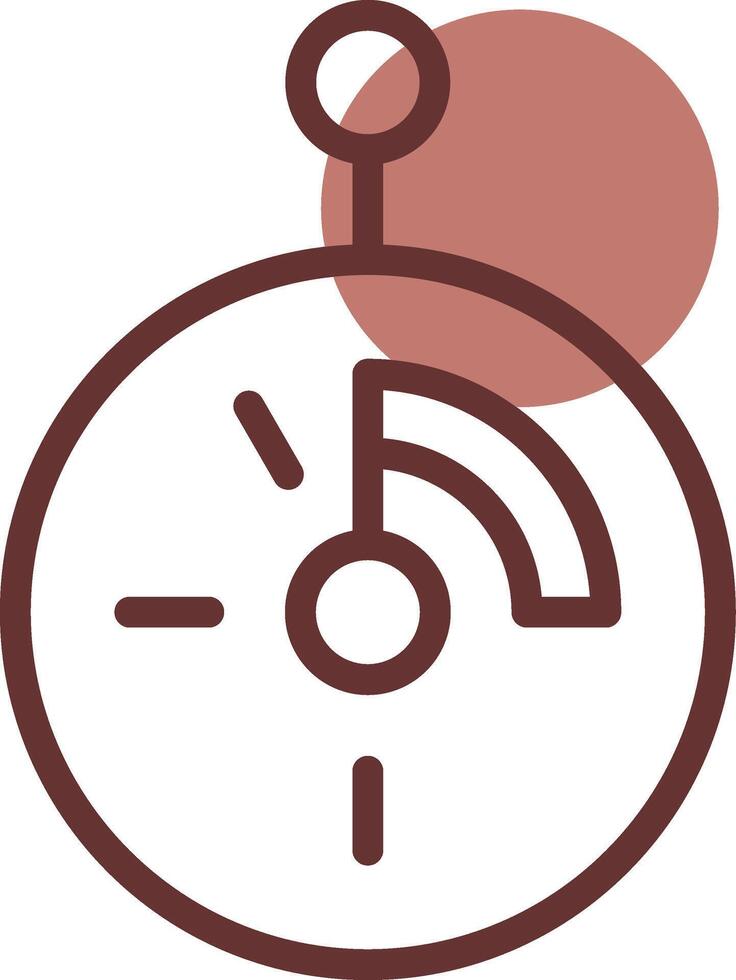 Stopwatch Creative Icon Design vector