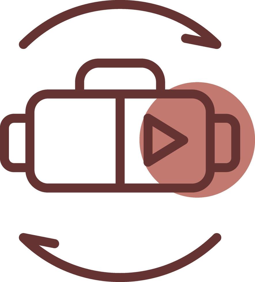 Virtual Reality Creative Icon Design vector