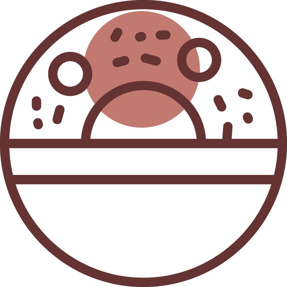 Doughnut Creative Icon Design vector