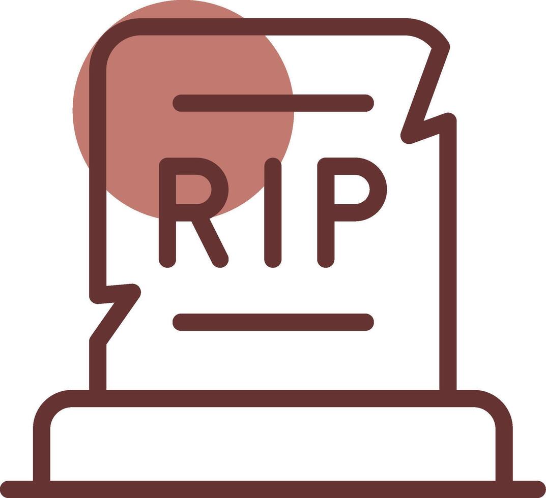 Grave Creative Icon Design vector