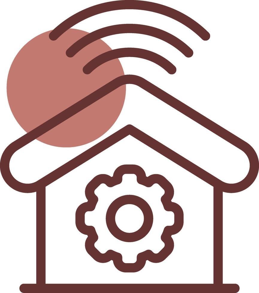 Home Automation Creative Icon Design vector