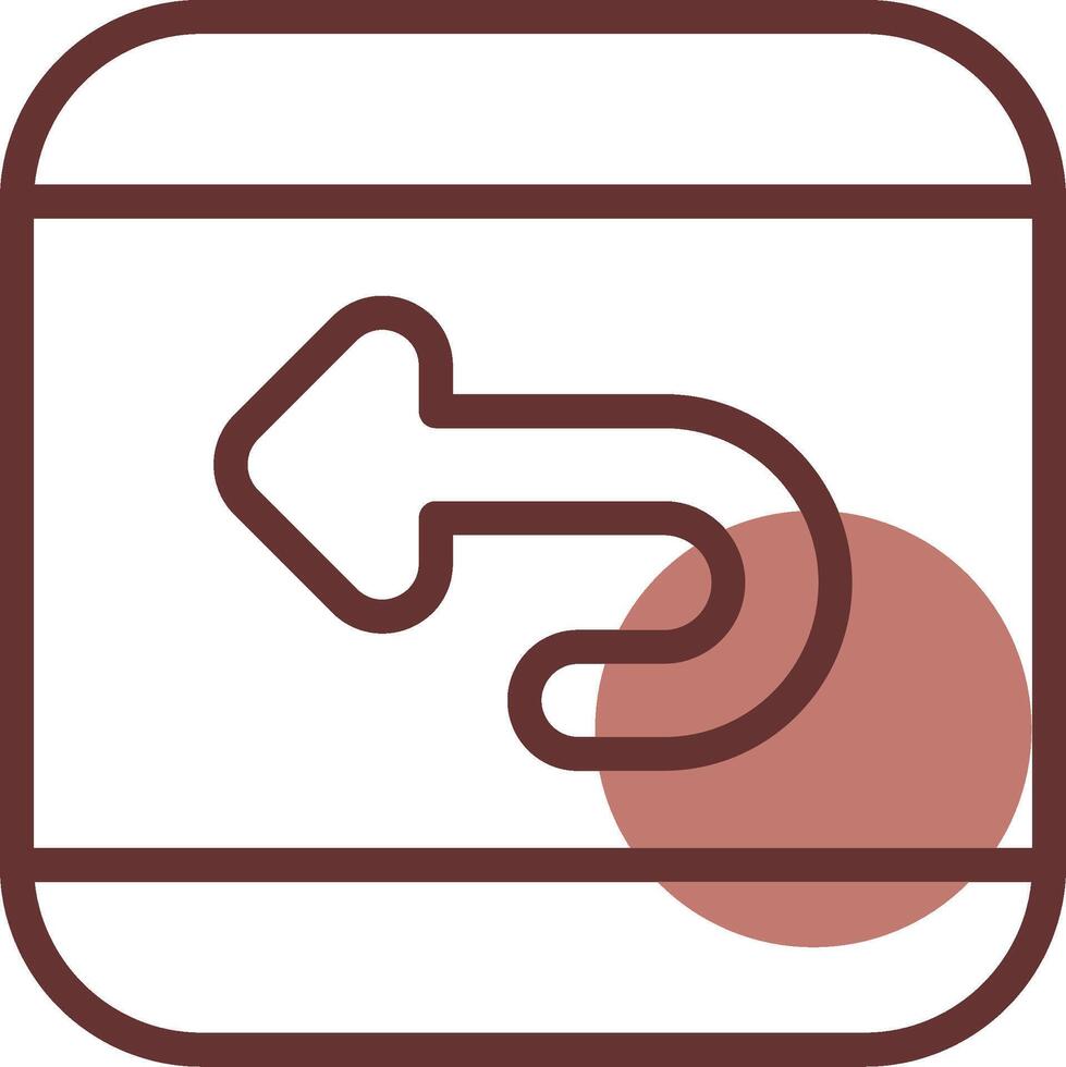 Undo Creative Icon Design vector
