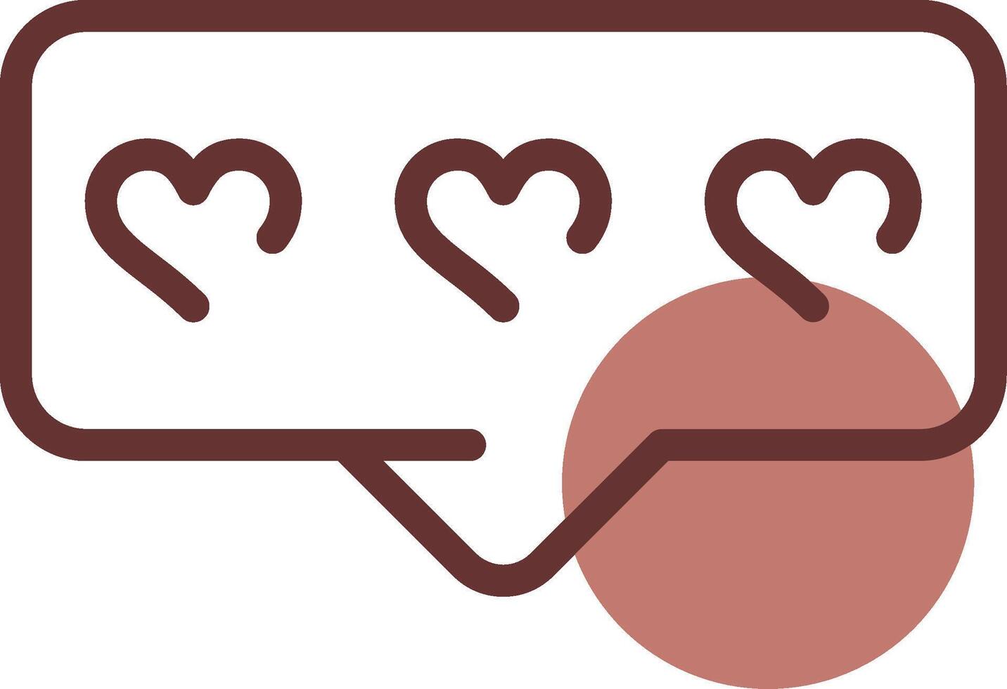 Comment Heart Creative Icon Design vector
