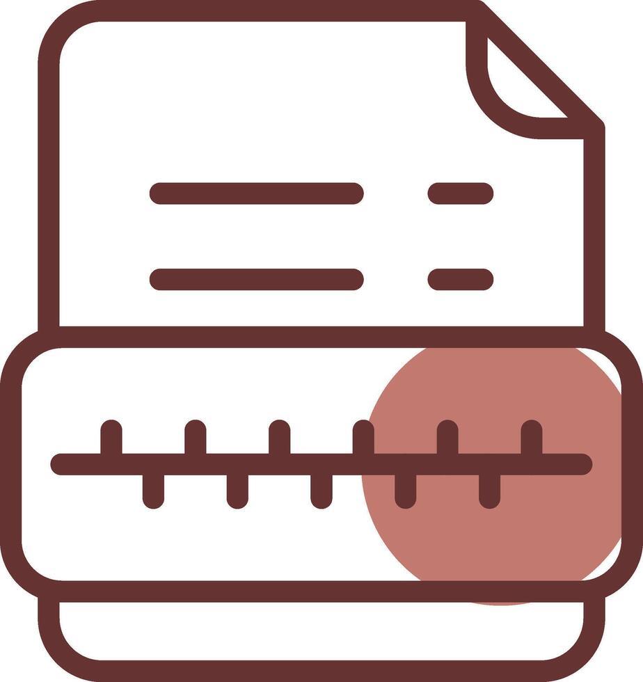 Zip File Creative Icon Design vector