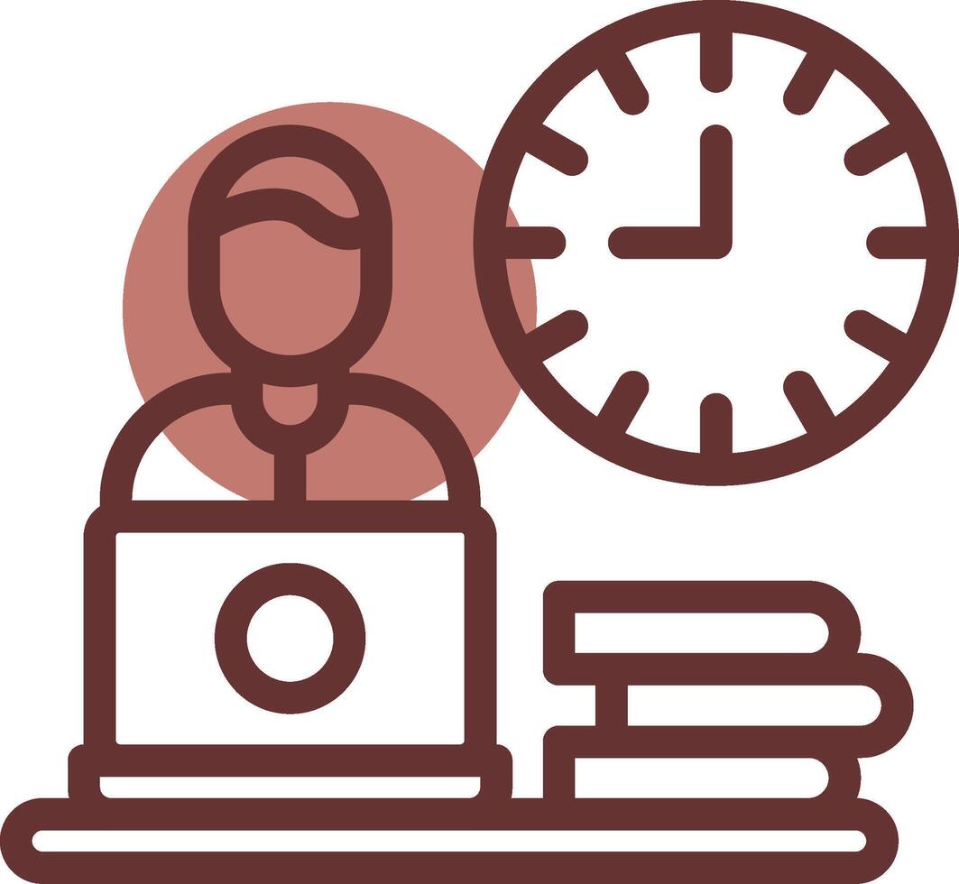 Work Habits Creative Icon Design vector