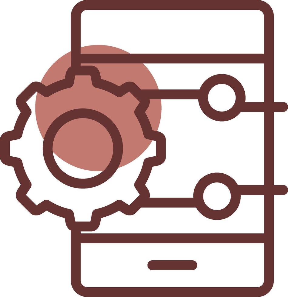 Project Management App Creative Icon Design vector