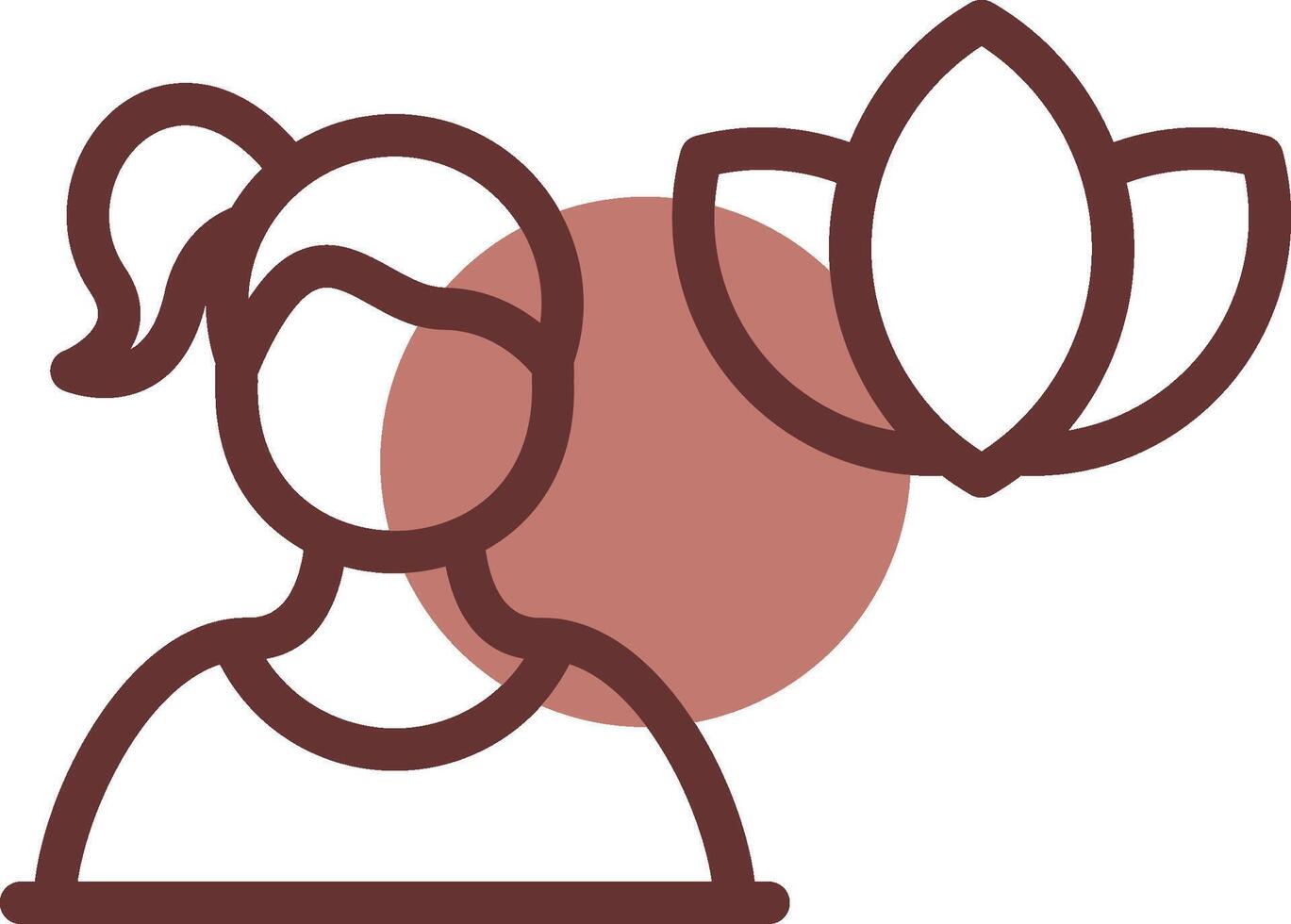 Meditation Creative Icon Design vector