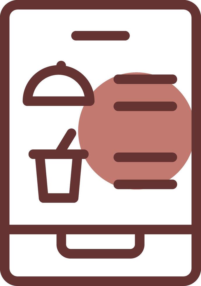 Digital Inflight Menu Creative Icon Design vector