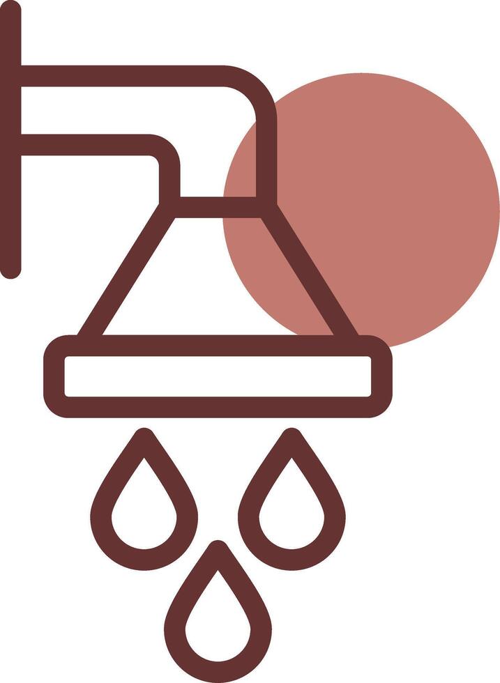 Shower Creative Icon Design vector
