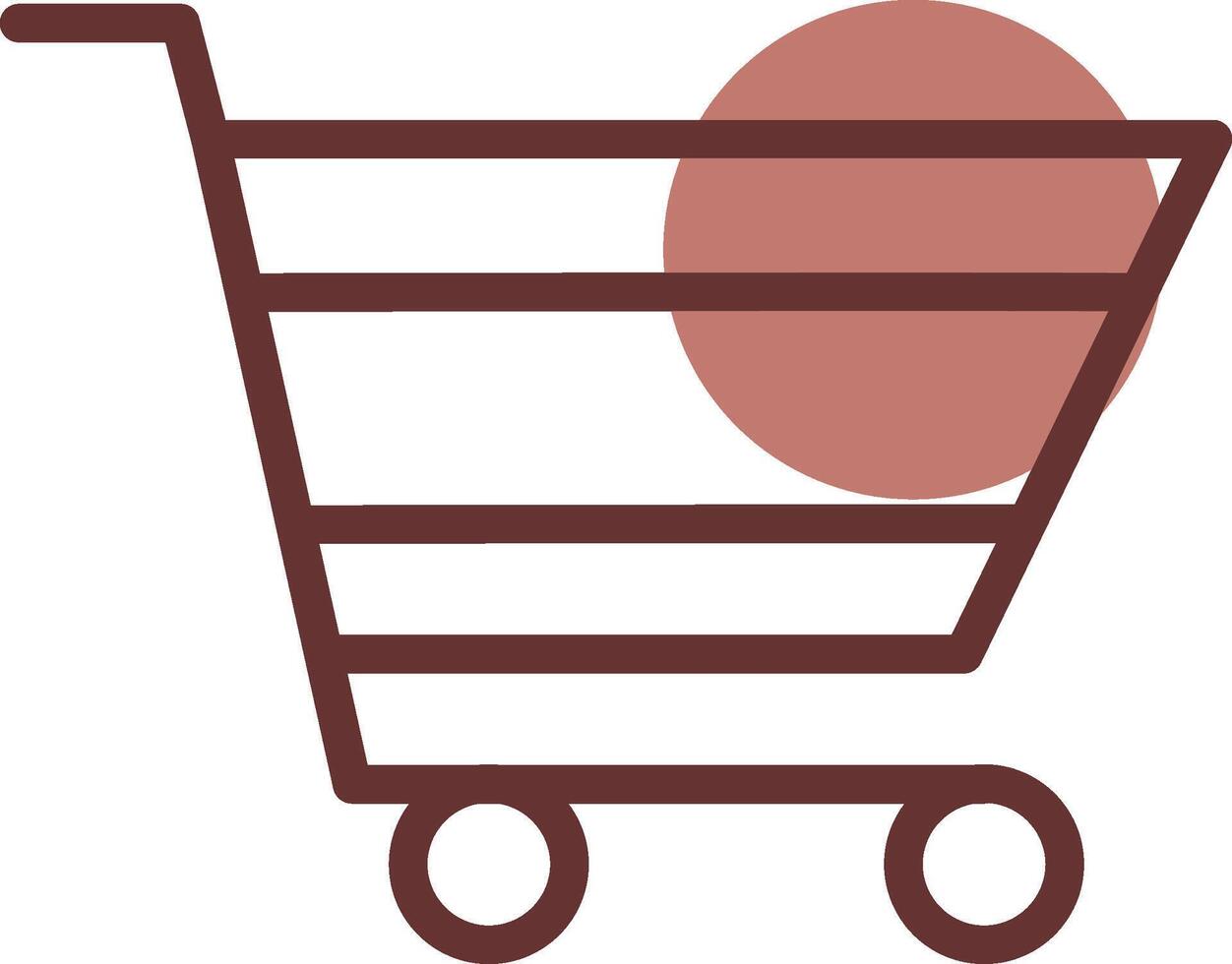 diseño de icono creativo de carrito de compras vector