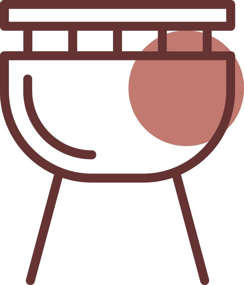 diseño de icono creativo de barbacoa vector