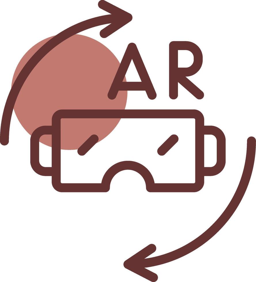 Vr Glasses Creative Icon Design vector