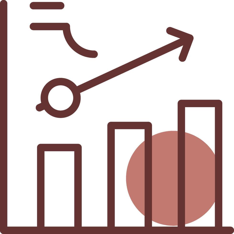 Clustered Bar Creative Icon Design vector