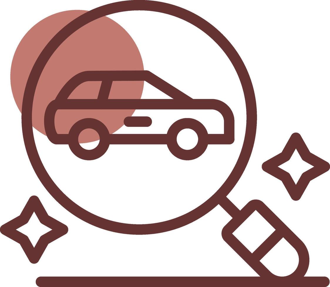 Car Finder Creative Icon Design vector