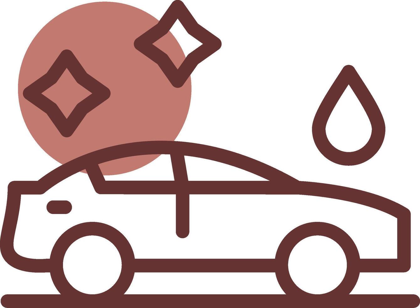 Car Wash Creative Icon Design vector