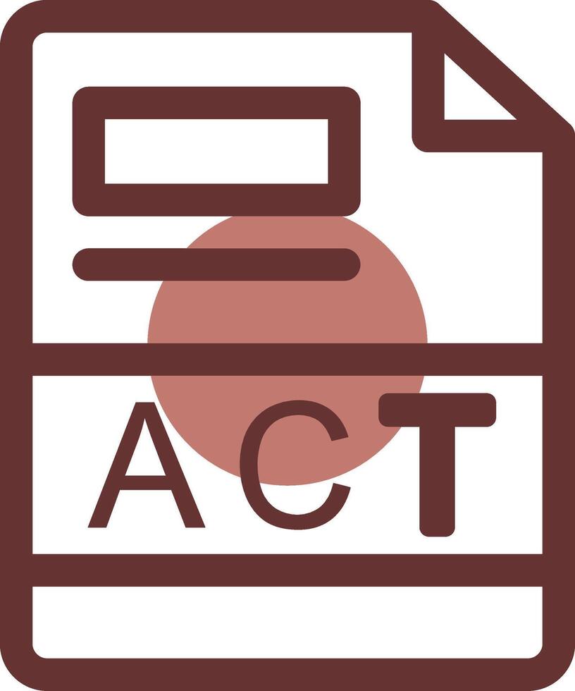 ACT Creative Icon Design vector