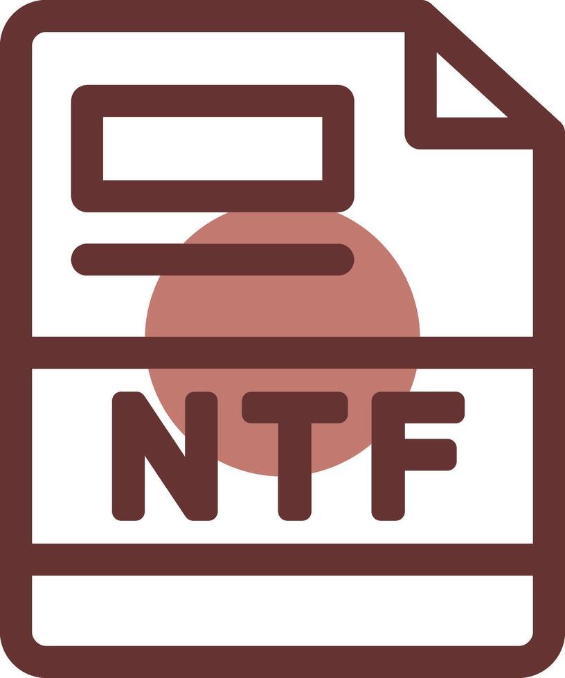 NTF Creative Icon Design vector