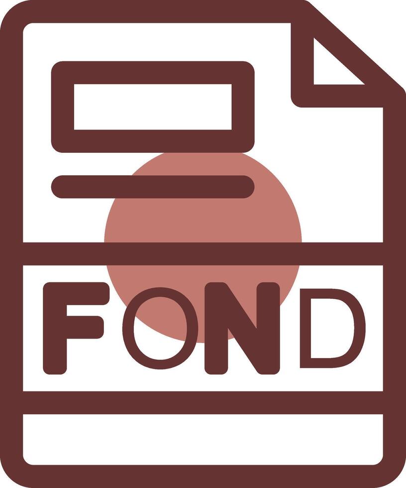 FOND Creative Icon Design vector