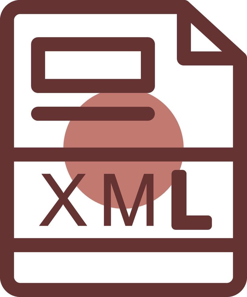XML Creative Icon Design vector