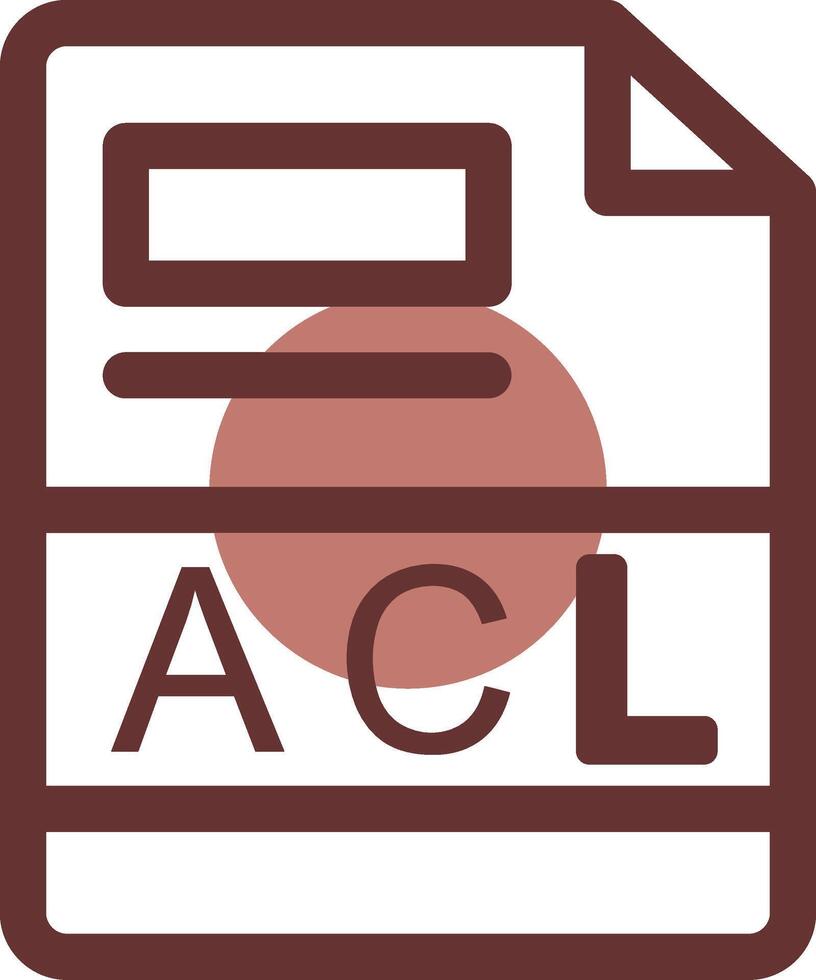 ACL Creative Icon Design vector