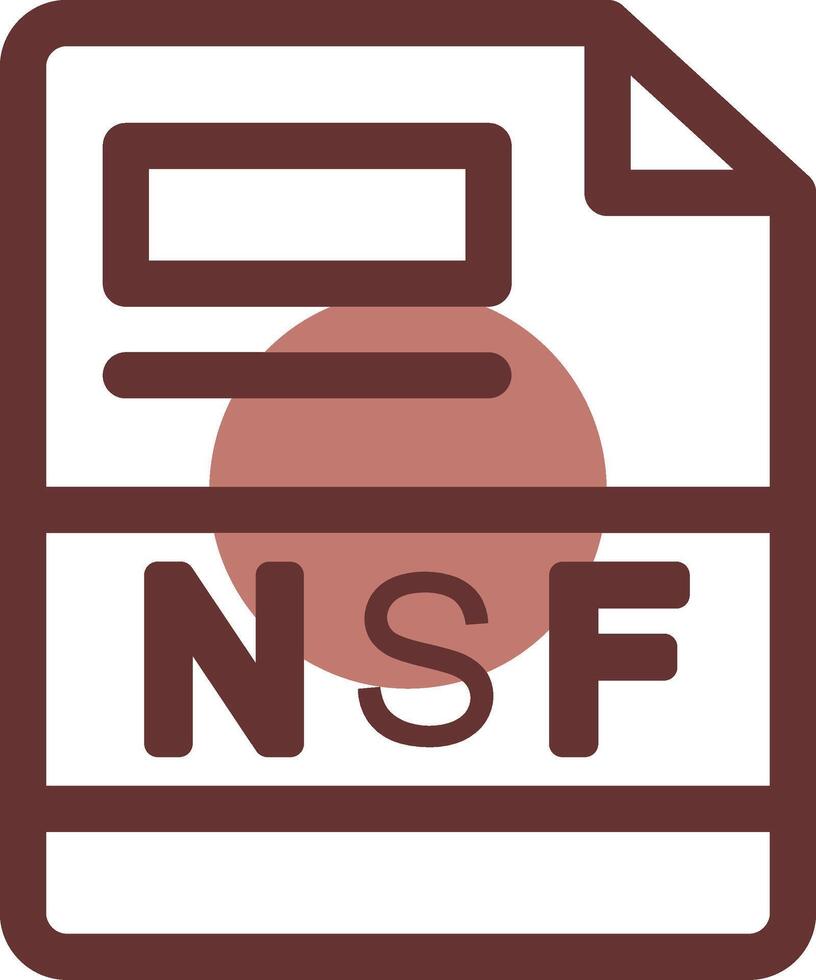 NSF Creative Icon Design vector