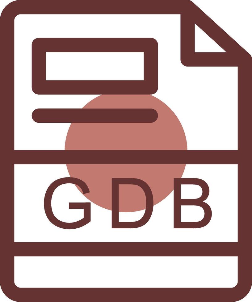 GDB Creative Icon Design vector