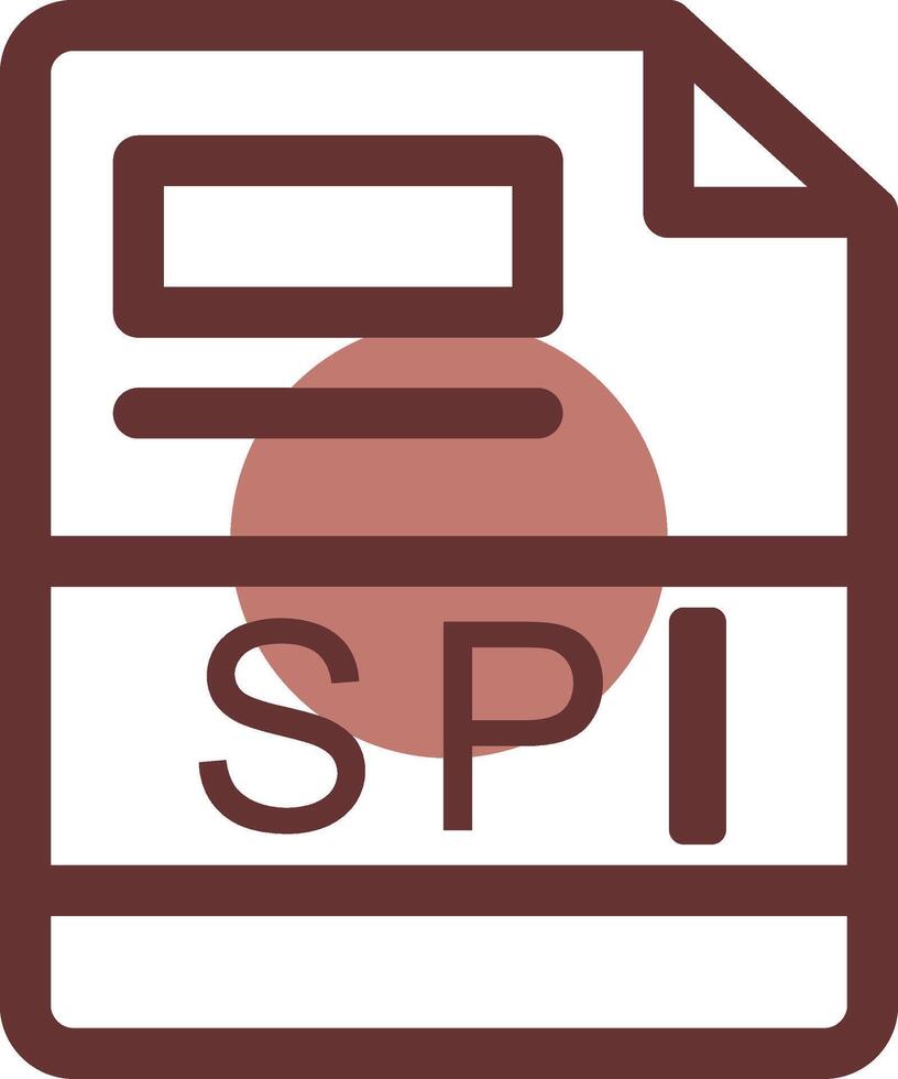 SPI Creative Icon Design vector