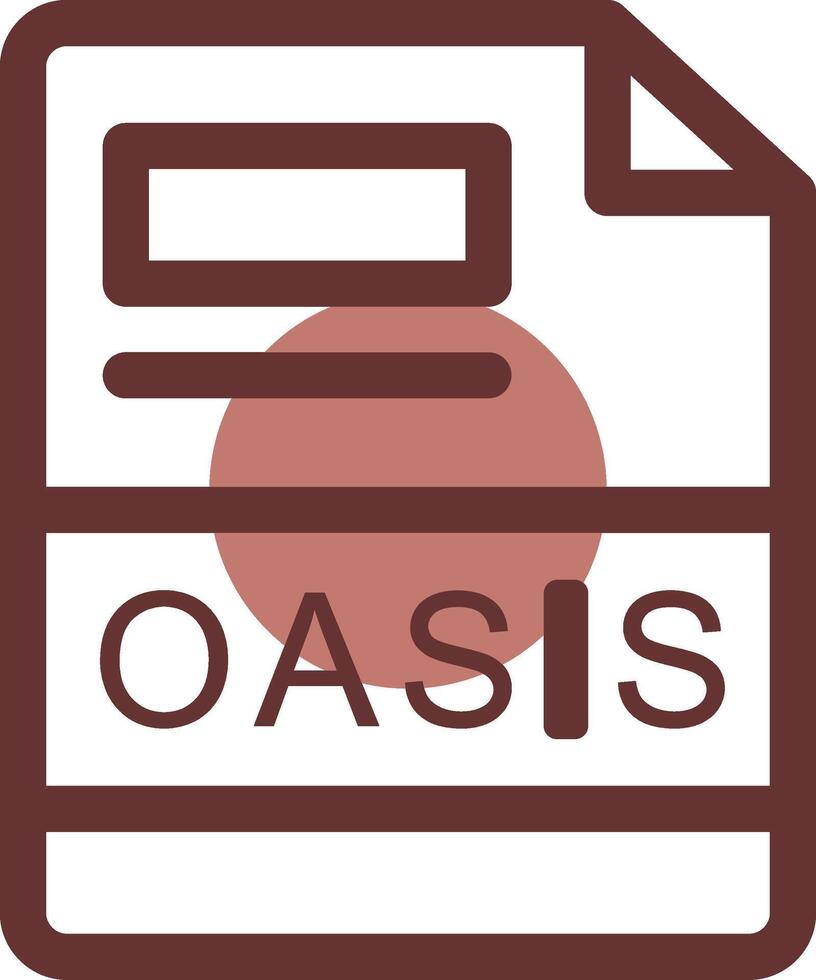 OASIS Creative Icon Design vector