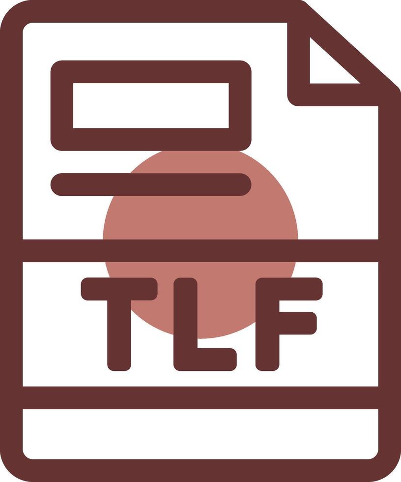 tlf creativo icono diseño vector