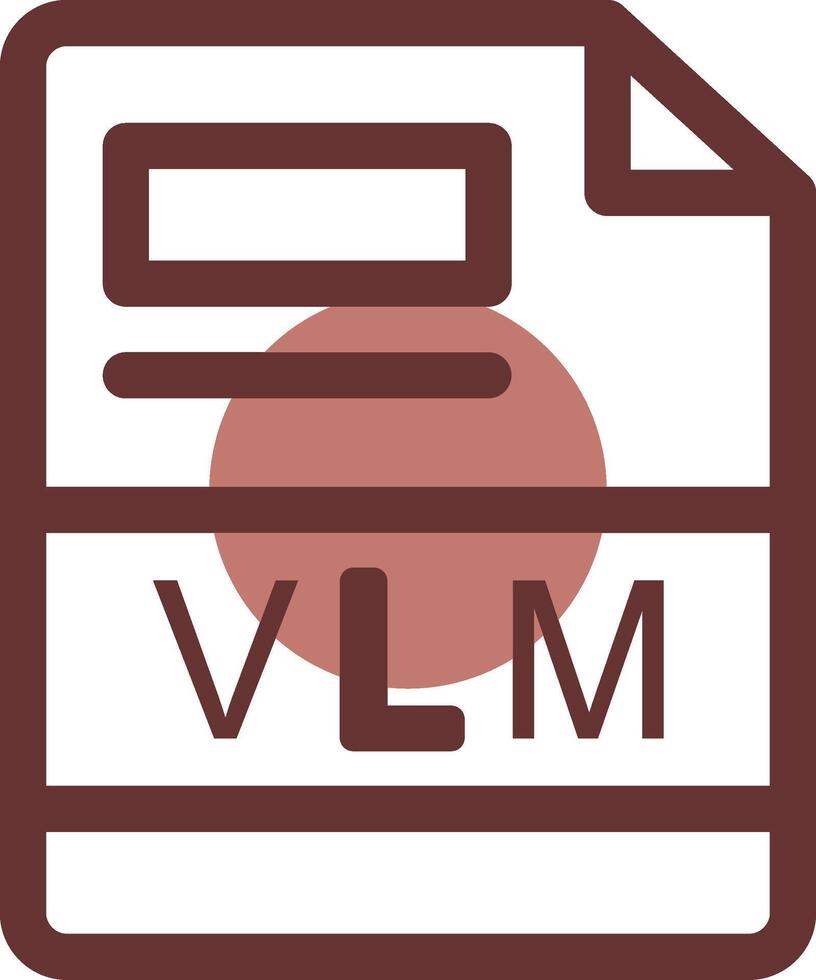 vlm creativo icono diseño vector