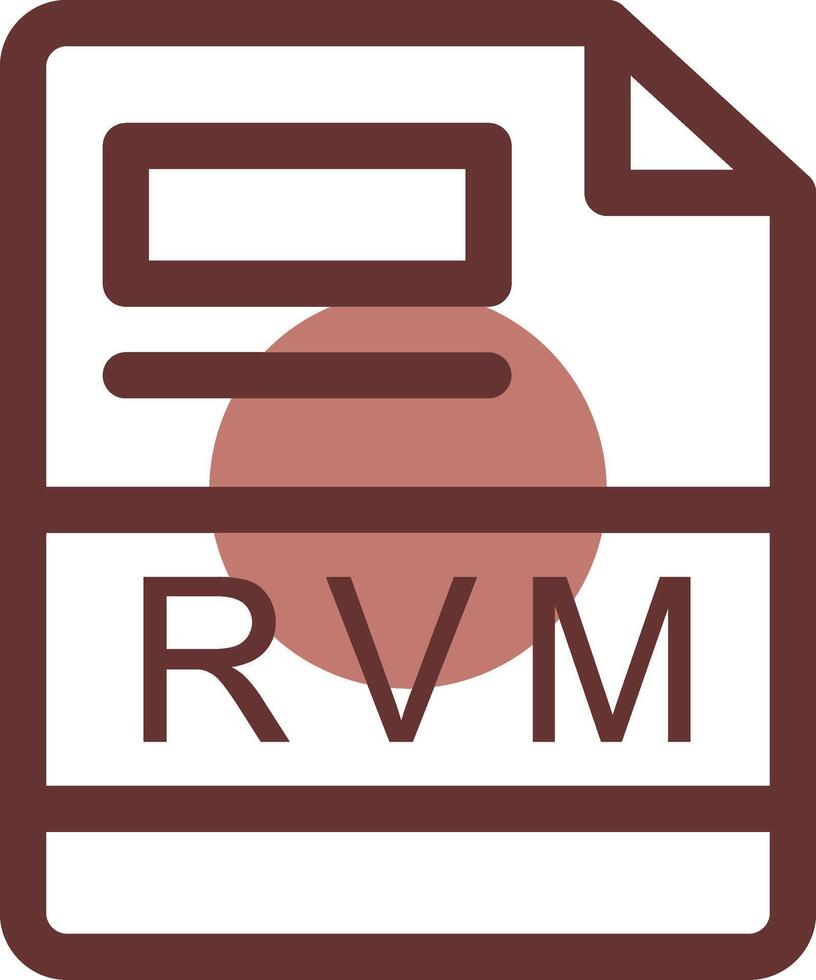 rvm creativo icono diseño vector