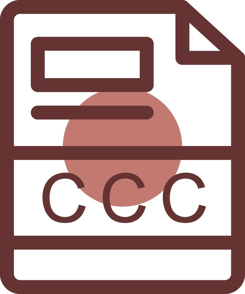 CCC Creative Icon Design vector