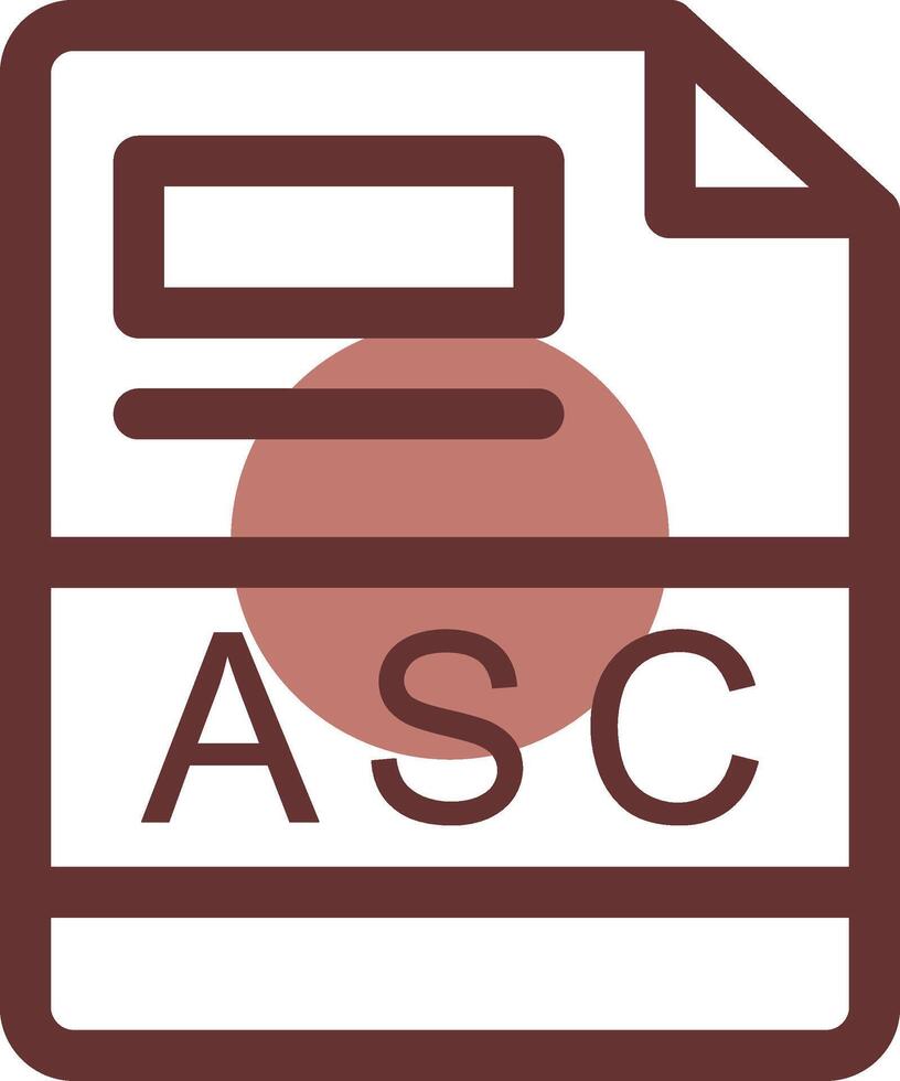 asc creativo icono diseño vector