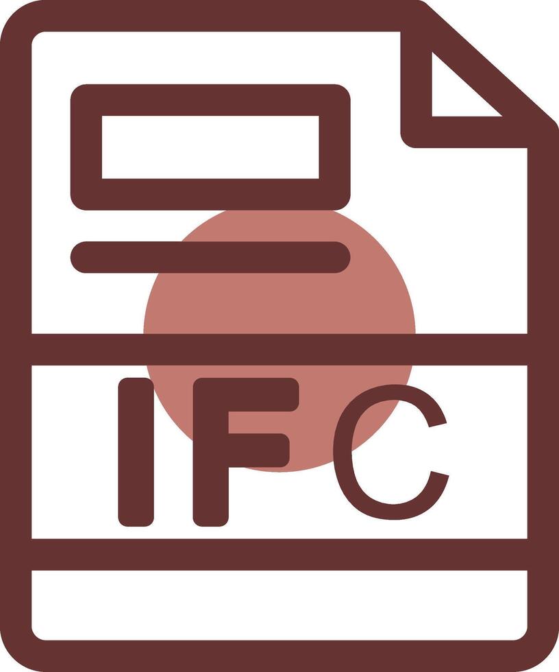 IFC Creative Icon Design vector