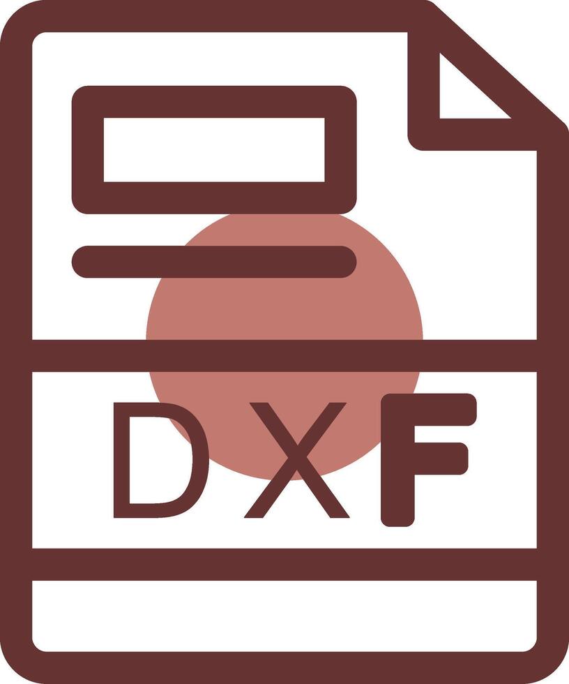 DXF Creative Icon Design vector