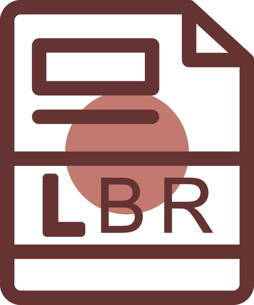 LBR Creative Icon Design vector