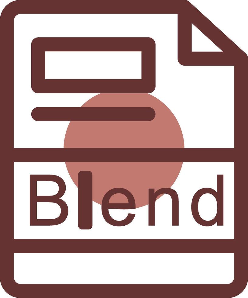 Blend Creative Icon Design vector