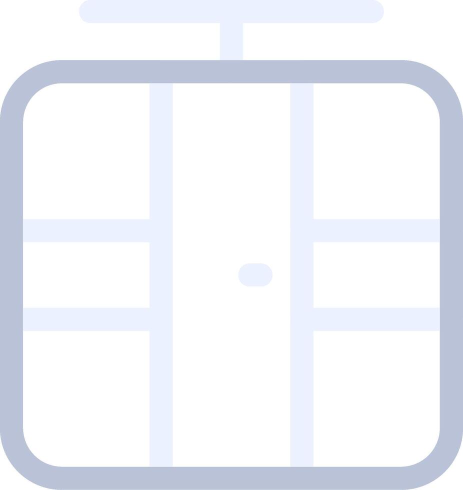 Cable Car Creative Icon Design vector
