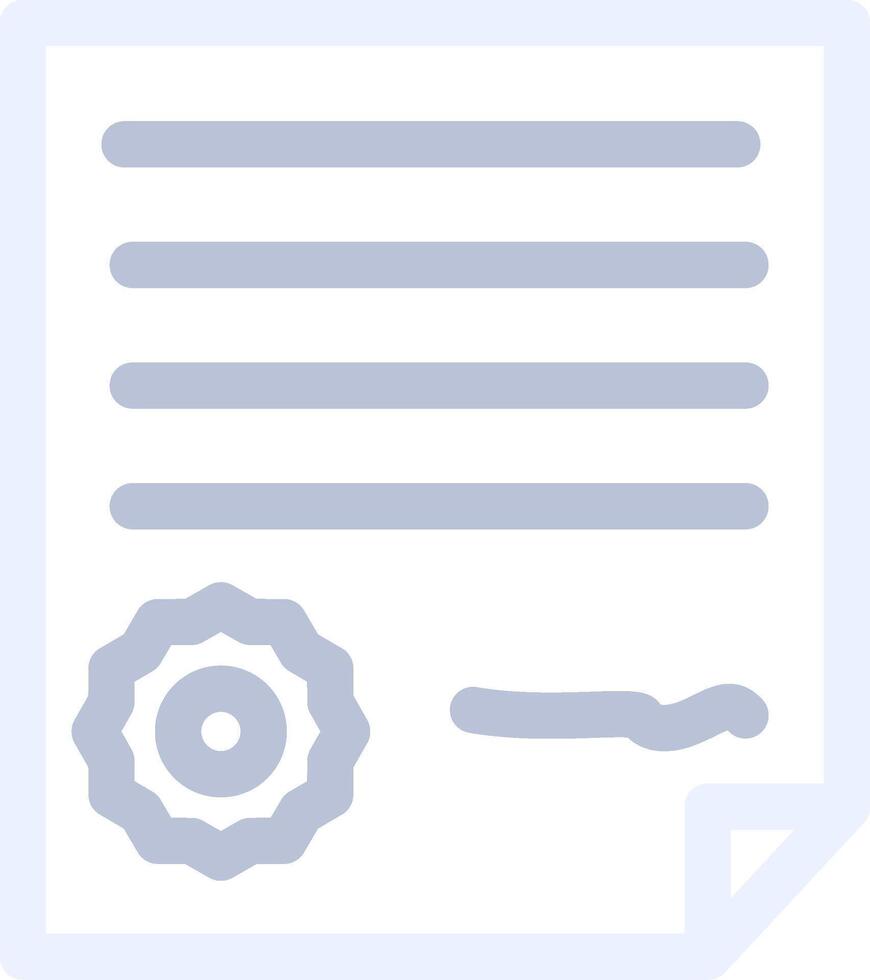 Contract Creative Icon Design vector
