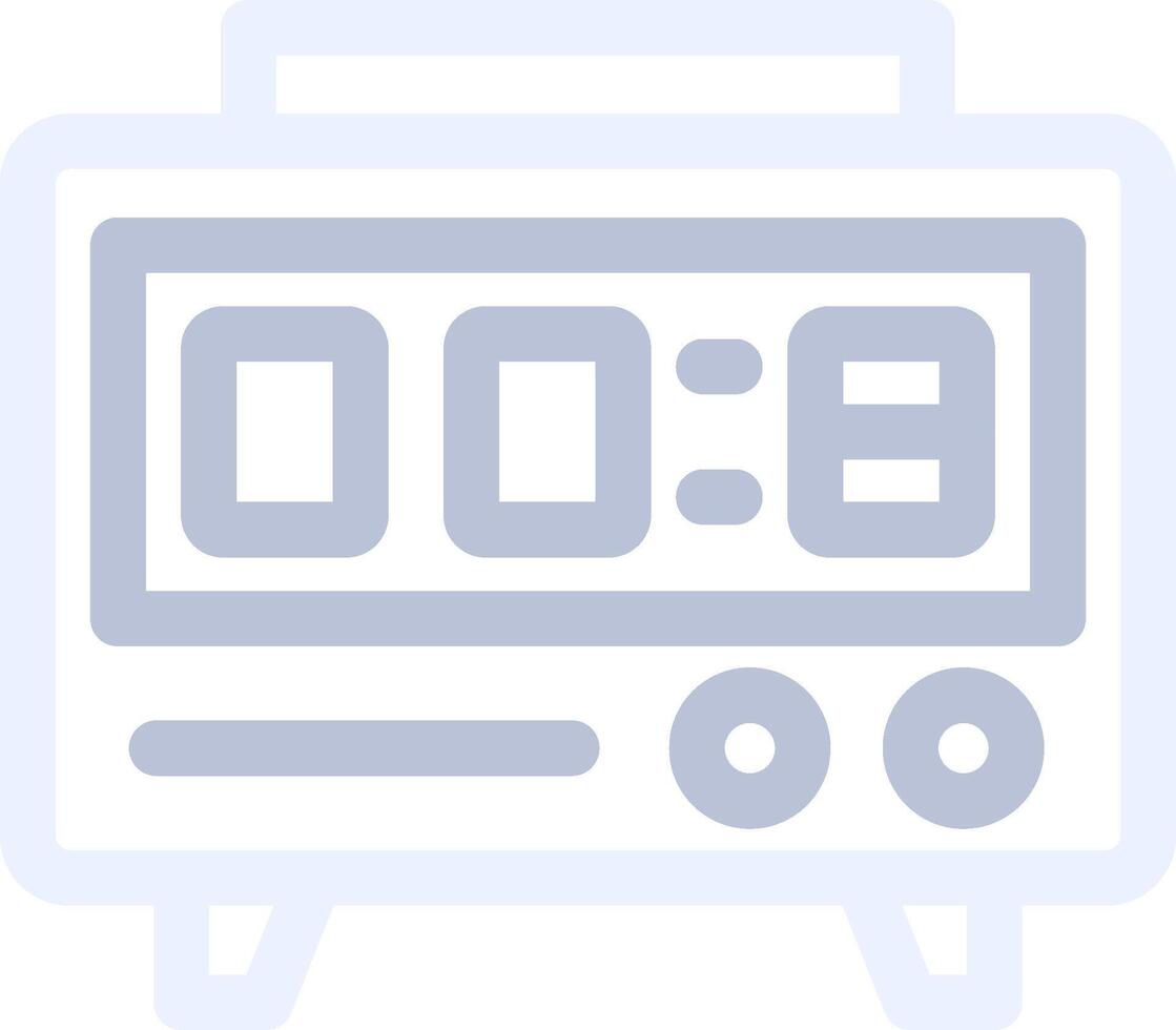 Digital Stopwatch Creative Icon Design vector