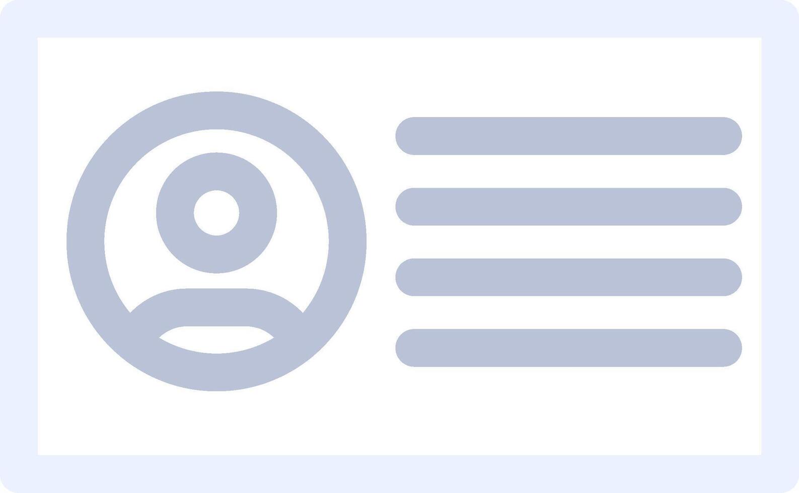 Id Card Creative Icon Design vector