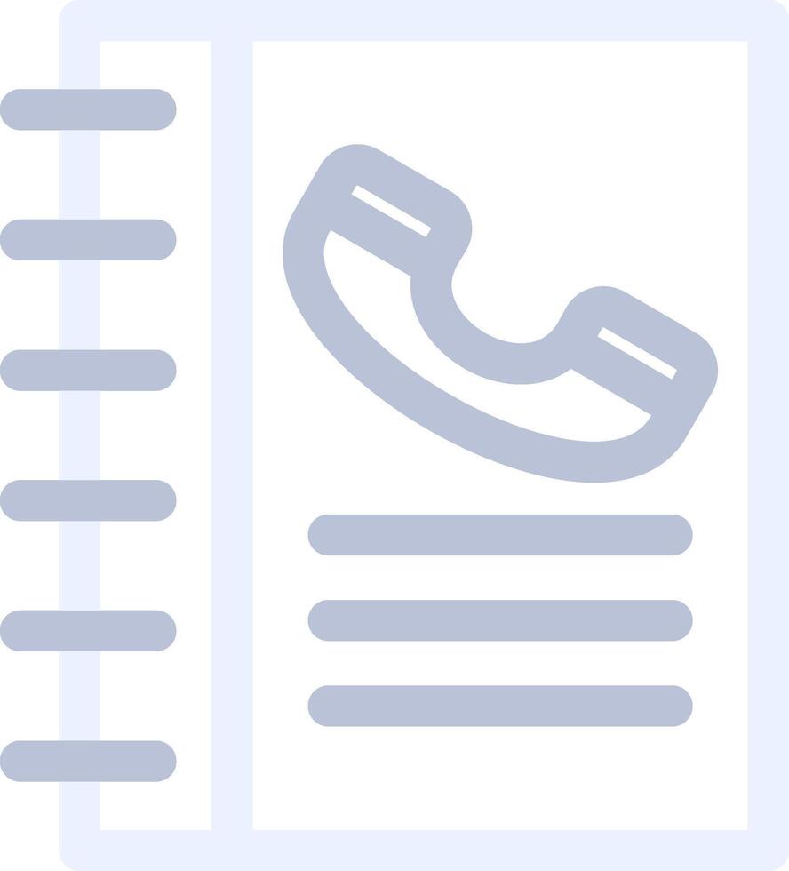 Phone Book Creative Icon Design vector