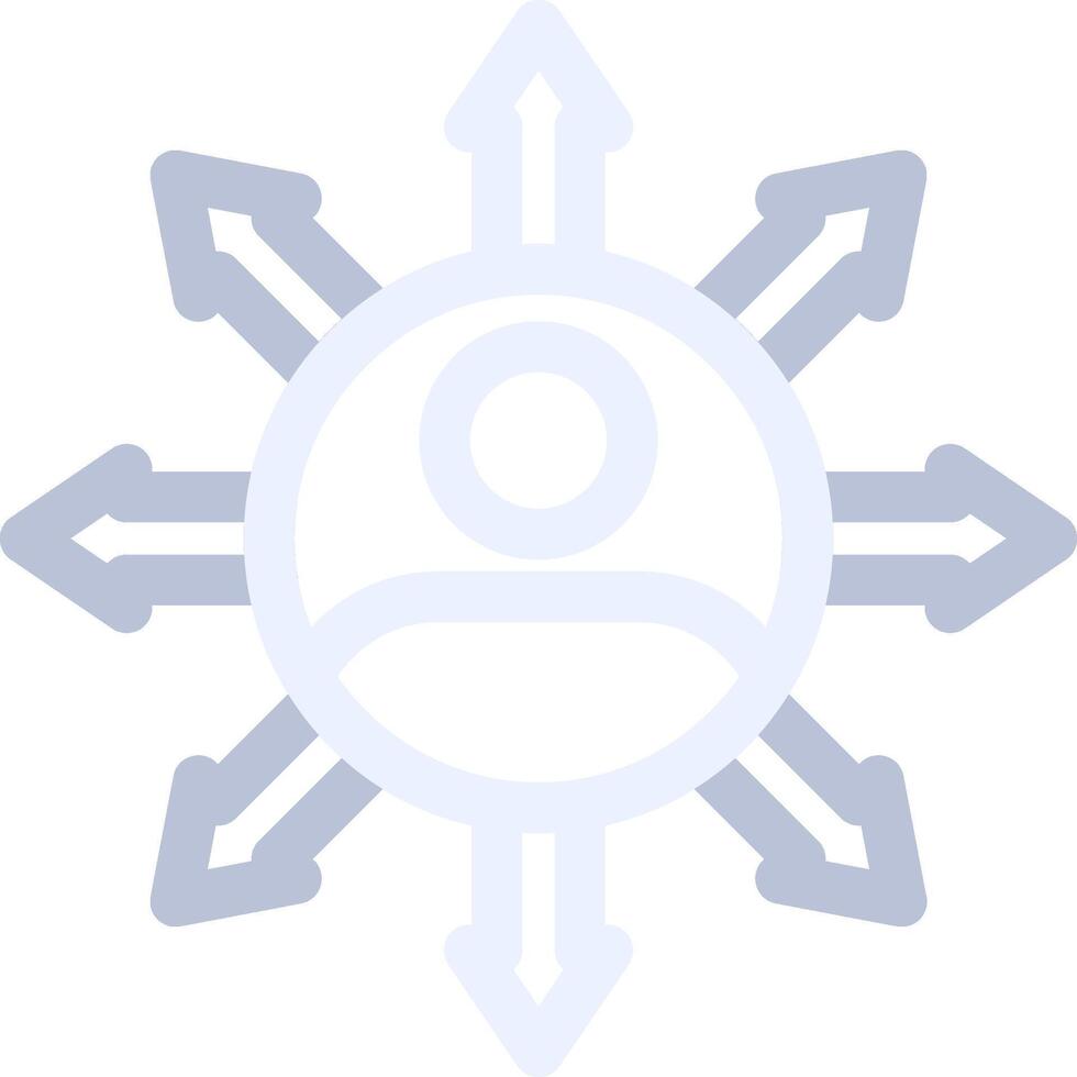 Influence Creative Icon Design vector