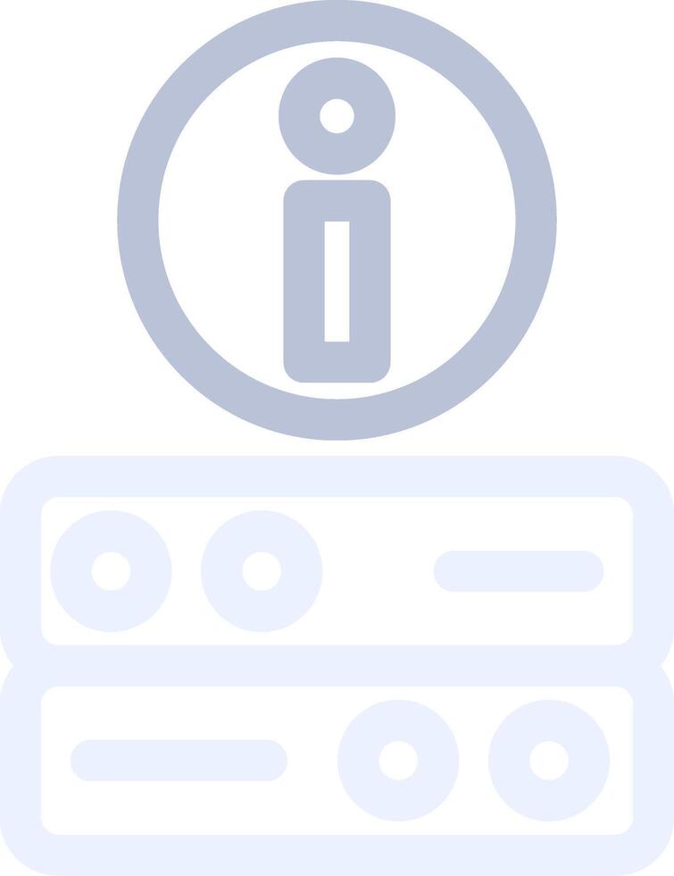 Server Info Creative Icon Design vector