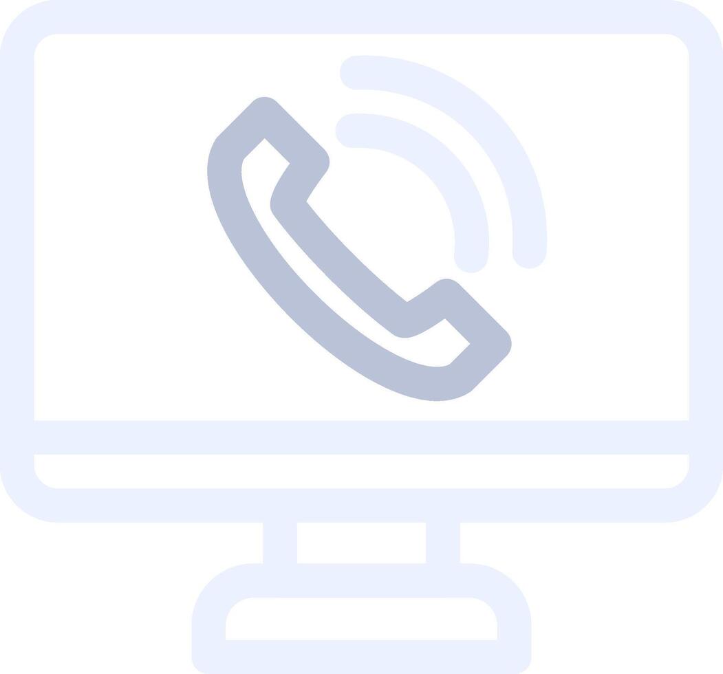 Phone Call Creative Icon Design vector