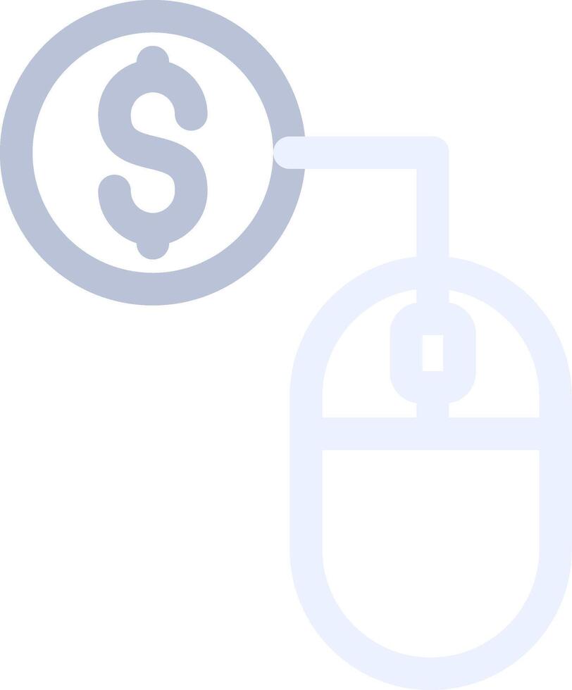 Pay Per Click Creative Icon Design vector