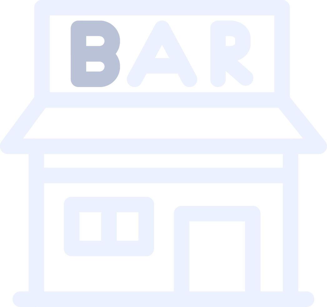 Bar Creative Icon Design vector